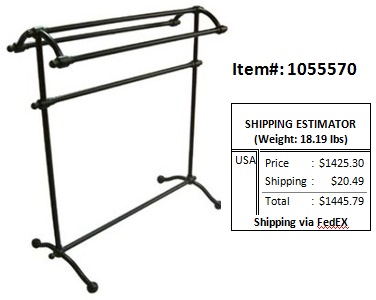 Kingston Brass Cc2295 Pedestal Towel Rack, Oil Rubbed Bronze
